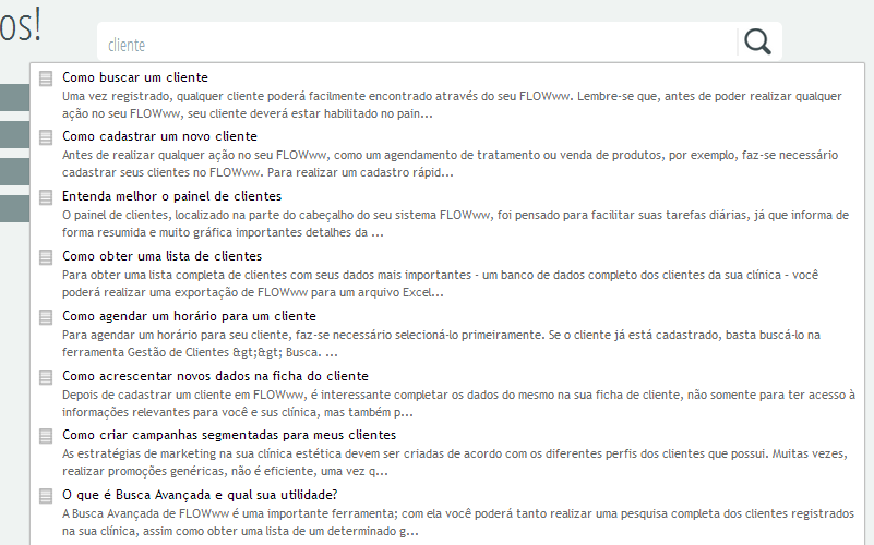 portal de atenção ao cliente!